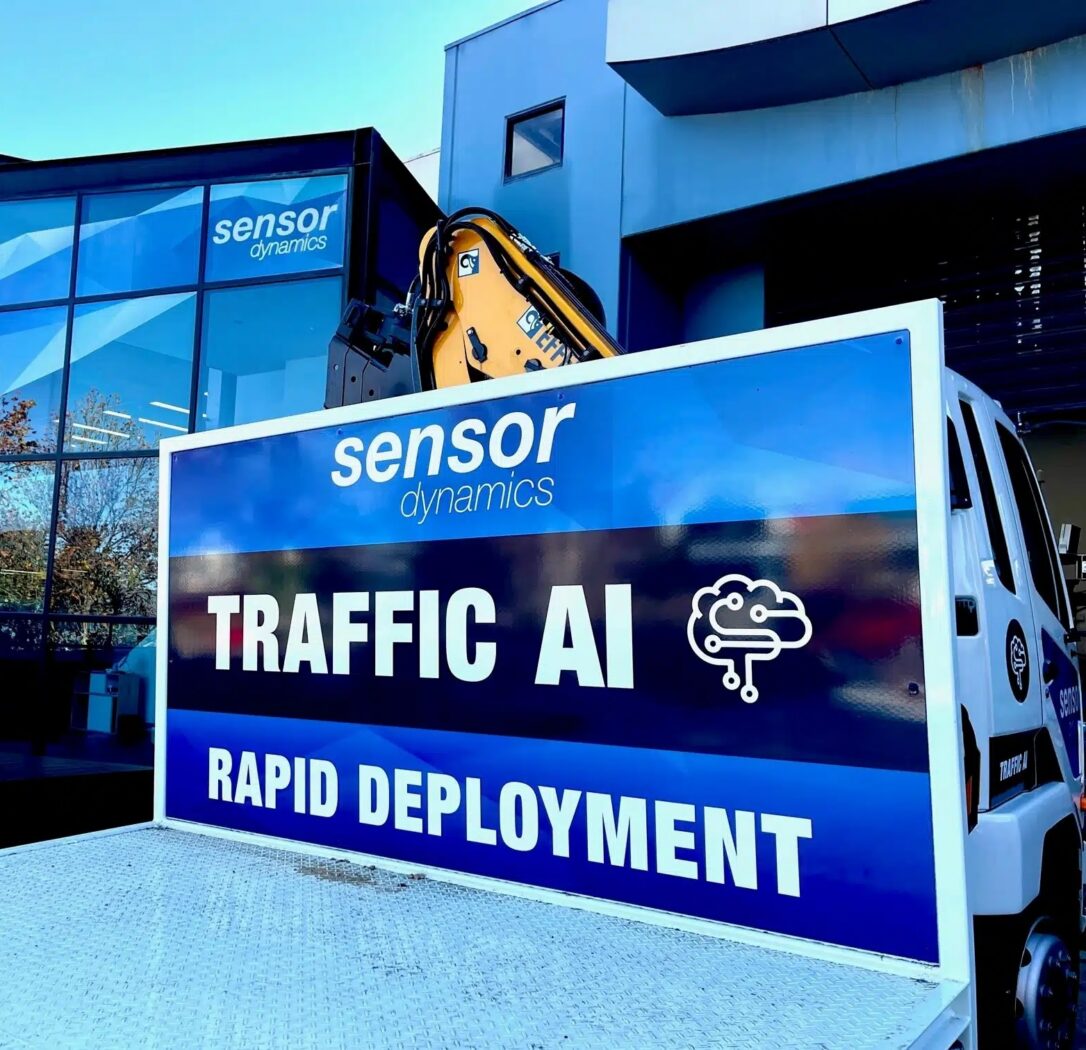 Sensor Dynamics office and Traffic AI truck vertical