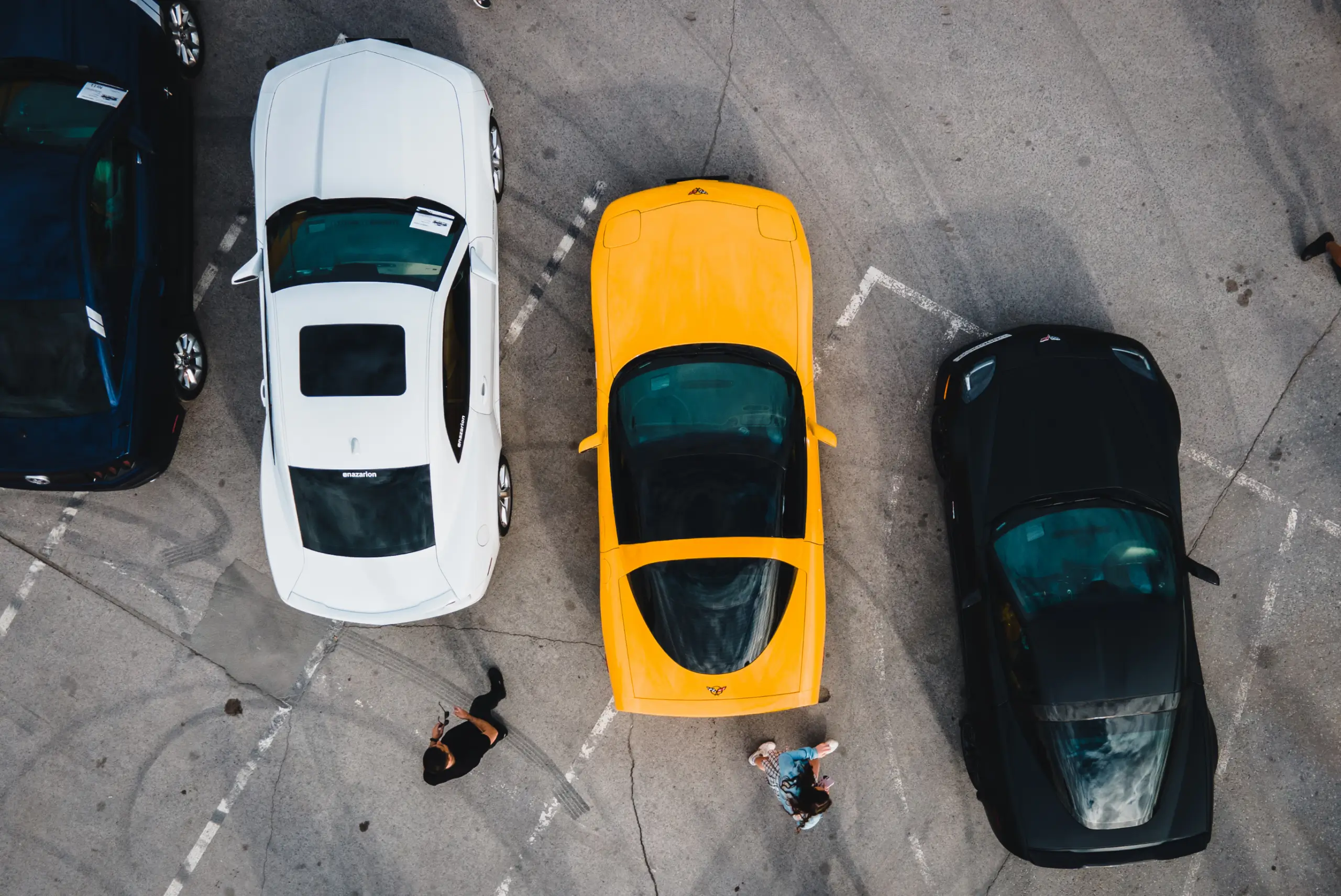 Retail parking area